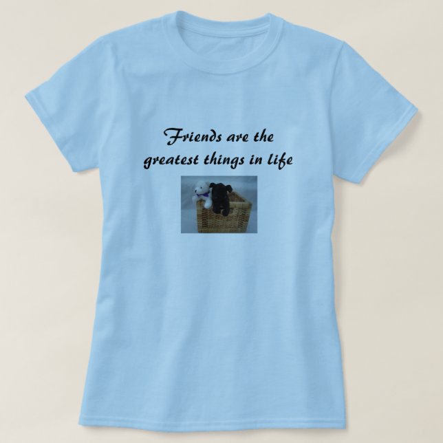 T-shirt Panier d'amis animaux (Design devant)