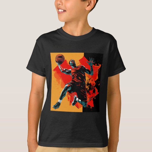 T-shirt Panier de basket-ball (Devant)