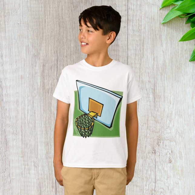 T-shirt Panier De Basketball Sports Backboard Et Net (Créateur téléchargé)