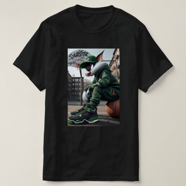 T-SHIRT PANIER DE CHAT (Design devant)