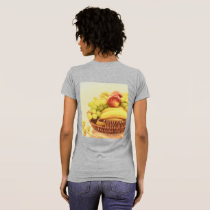 T-shirt "Panier de fruits" jolie photo. Commandez dès main