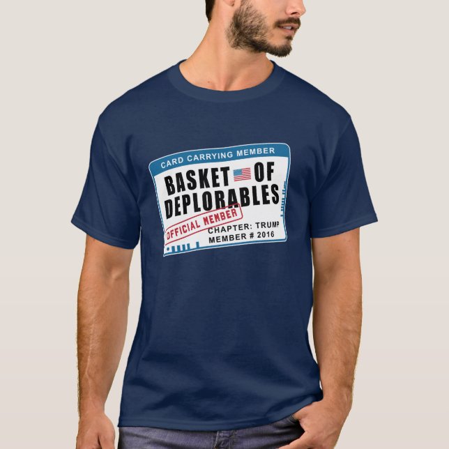 T-shirt Panier de membre de transport de carte de (Devant)