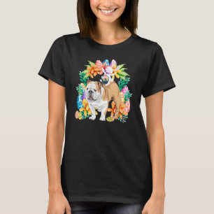 T-shirt Panier d'oeufs Rabbit équitation anglais Bulldog H