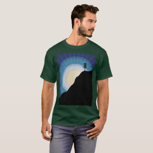 T-shirt Panier sur une montagne