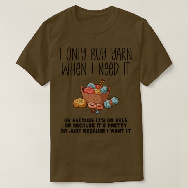 T-shirt Panier Tricot tricot (Design devant)