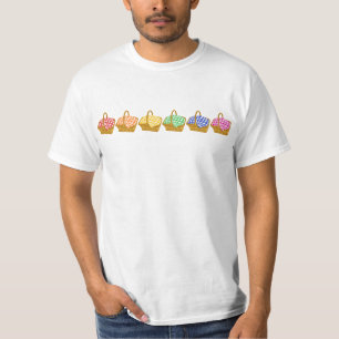 T-shirt Paniers de pique-nique arc-en-ciel