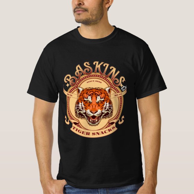 T-shirt Paniers Véritable Viande Tigre Snacks Signal Vinta (Devant)