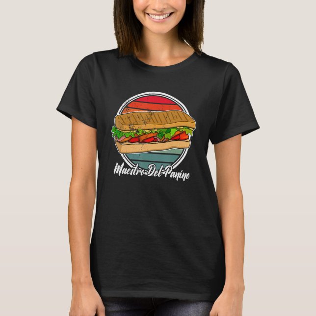 T-shirt Panini Italie Panino alimentaire italien cuisine f (Devant)