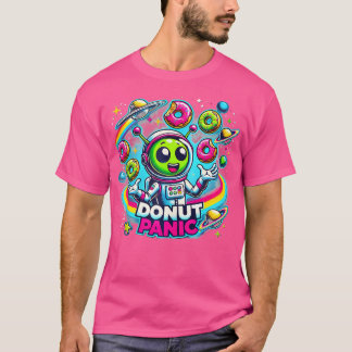 T-shirt Panique de beignets drôle - Extraterrestre jonglan