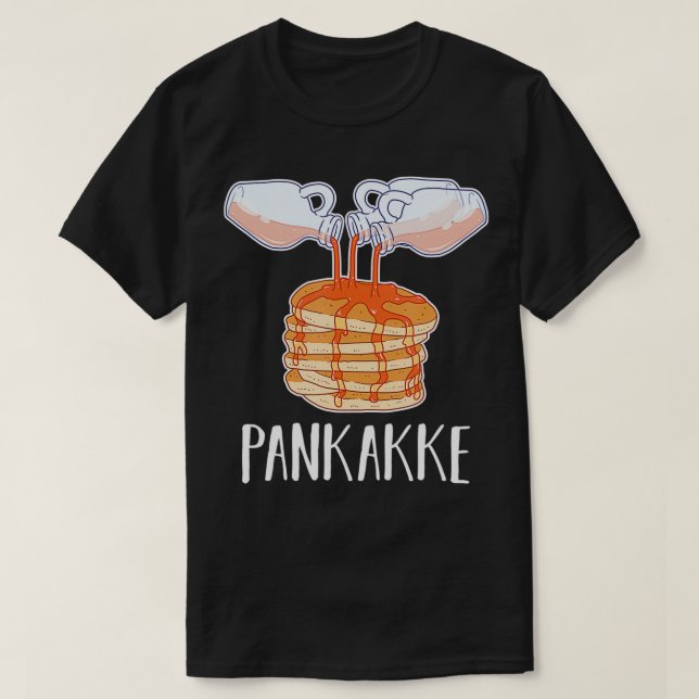 T-shirt Pankakke Bukakke Maple Syrup Pancake  (Design devant)