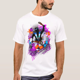 T-shirt Panman Abstrait et dynamique du carnaval