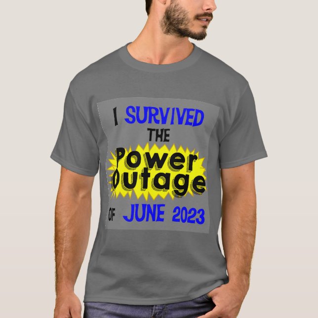 T-shirt Panne d'alimentation (Devant)
