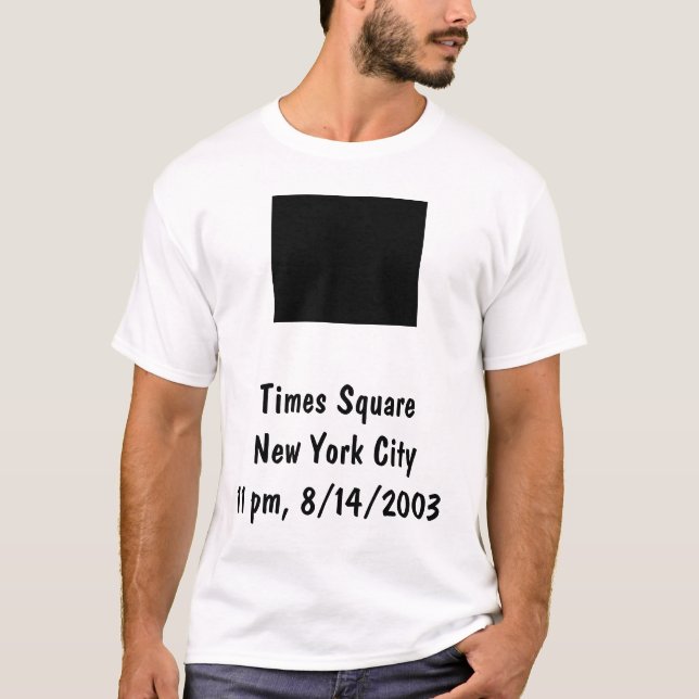 T-SHIRT PANNE D'ÉLECTRICITÉ #5 (Devant)