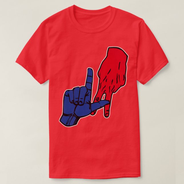 T-SHIRT PANNEAU À MAIN (Design devant)