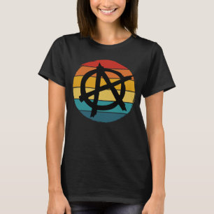 T-shirt Panneau anarchie Anti Establishment Punk Rock Musi