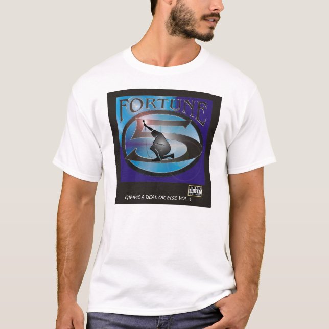 T-shirt panneau avant de la fortune 5 (Devant)