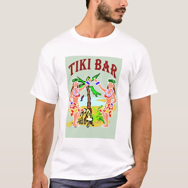 T-shirt Panneau barre Tiki (Devant)