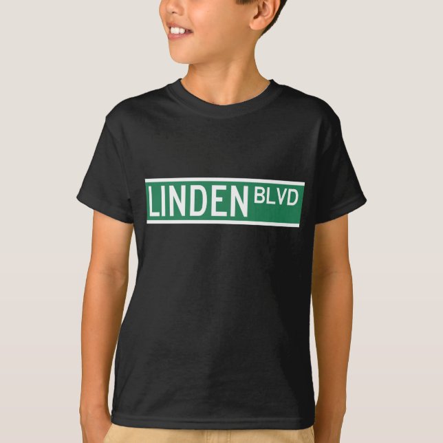T-shirt Panneau Boulevard Linden (Devant)