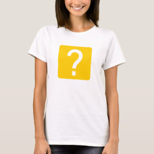 T-shirt Panneau Carré de la marque de question