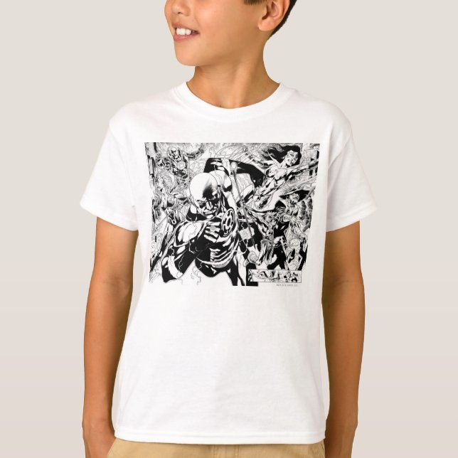 T-shirt Panneau comique nocturne le plus noir (Devant)