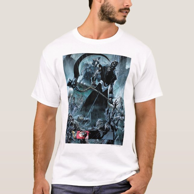 T-shirt Panneau Corps de Lanterne Noire (Devant)
