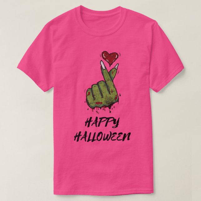 T-shirt Panneau d'amour Zombie Coeur Halloween Party Homme (Design devant)