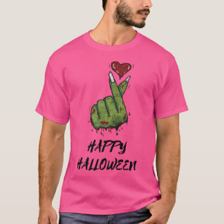 T-shirt Panneau d'amour Zombie Coeur Halloween Party Homme