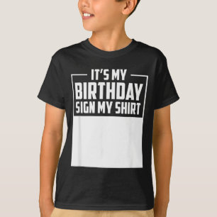 T-shirt Panneau d'anniversaire Drôle de fête d'anniversair