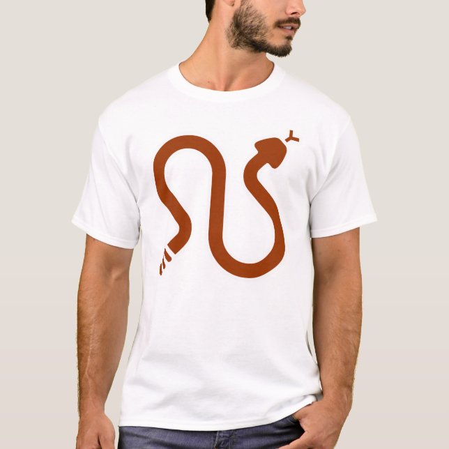 T-shirt Panneau d'avertissement Crotale (Devant)