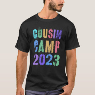 T-shirt Panneau de CAMP de COUSIN Fou Grand-mère Grand-pèr