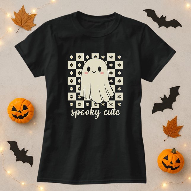 T-shirt Panneau de contrôle éffrayant Ghost Cute (Créateur téléchargé)
