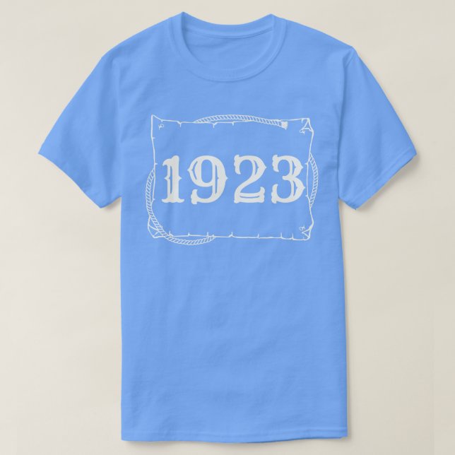 T-shirt Panneau de corde 1923 (Design devant)