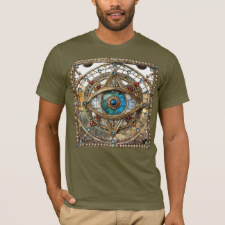 T-shirt Panneau de fenêtre orné du troisième œil