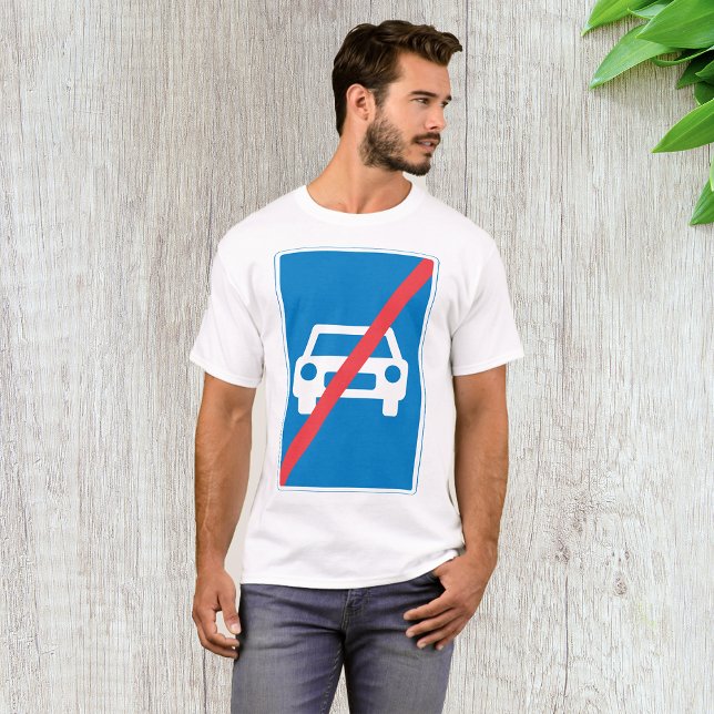 T-shirt Panneau de fin d'autoroute (Créateur téléchargé)