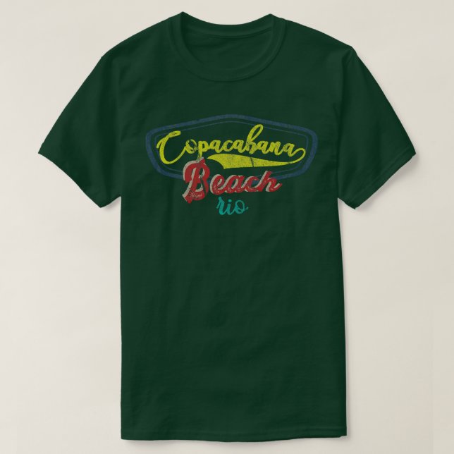 T-shirt Panneau de l'insigne de conception de plage de Cop (Design devant)