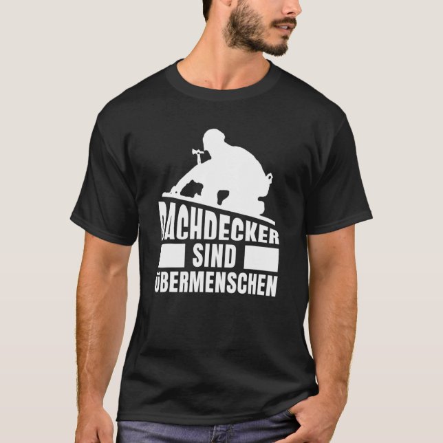 T-shirt Panneau de menuisier de toit de la Guilde du trava (Devant)