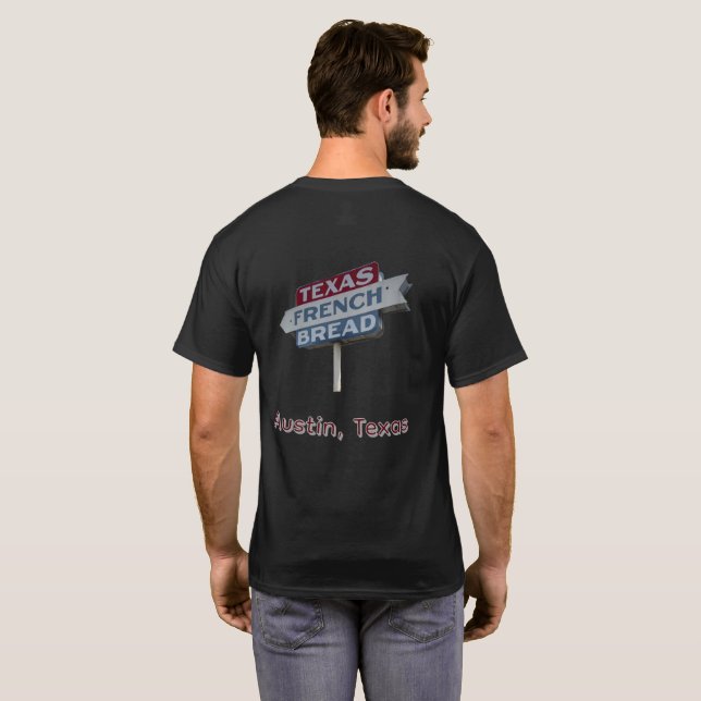 T-shirt Panneau de pain français du Texas (Dos entier)