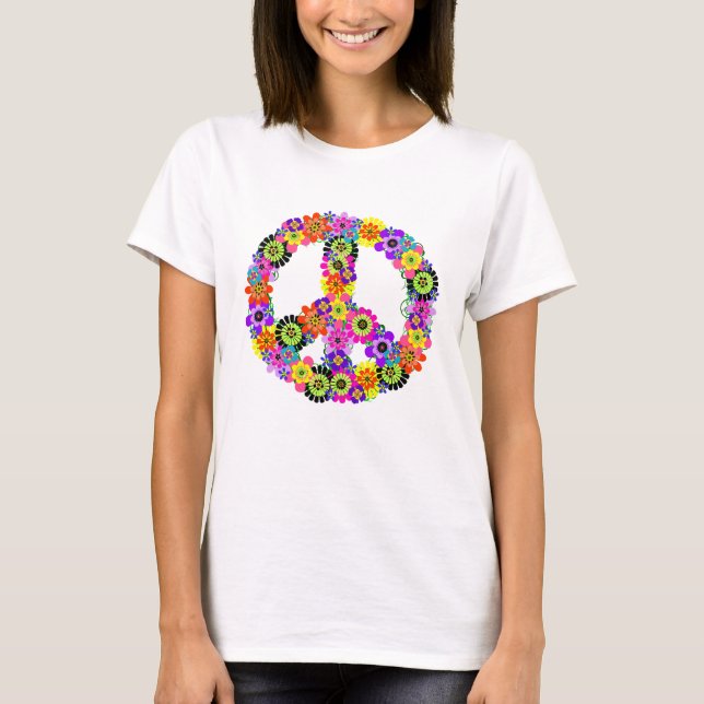 T-shirt Panneau de paix (Devant)