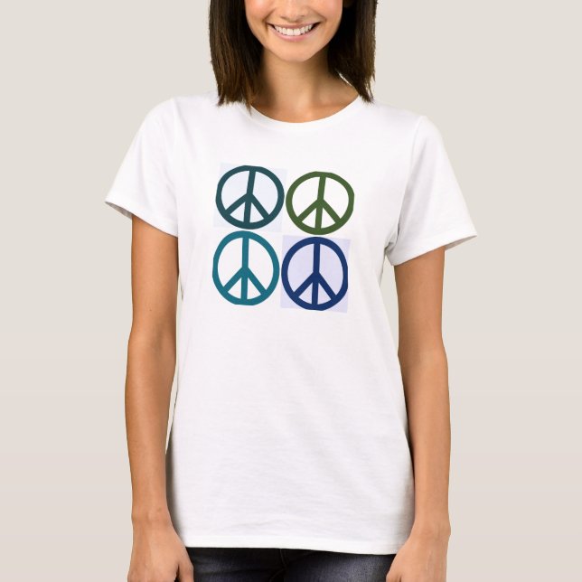 T-shirt Panneau de paix (Devant)