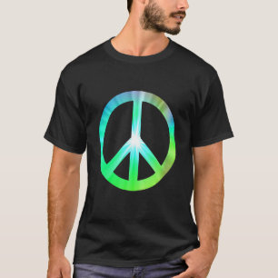T-shirt Panneau de Paix Couleur Gradient Lumière Espoir Pa