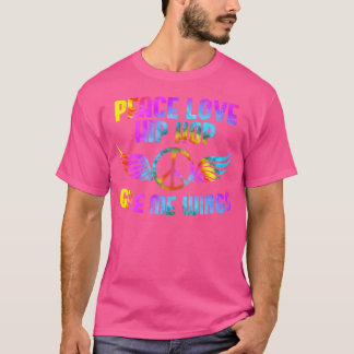 T-shirt Panneau de Paix Hip-Hop dire Rapper Paix Amour Hip