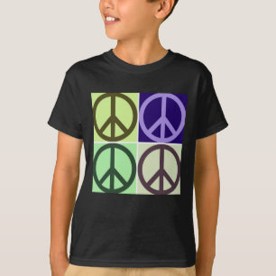 T-shirt Panneau de Paix Pop Art