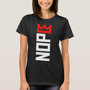 T-shirt Panneau de protestation No Kings Vertical