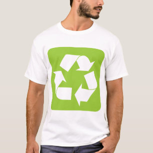 T-shirt Panneau de recyclage - Vert Martien