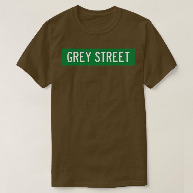 T-shirt Panneau de rue gris (Design devant)