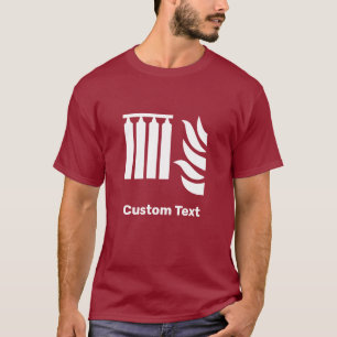 T-shirt Panneau de sécurité de la batterie d'extinction d'