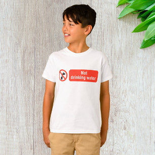 T-shirt Panneau de sécurité de l'eau potable