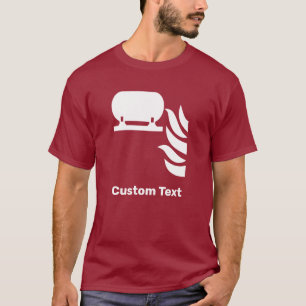 T-shirt Panneau de sécurité d'installation d'un extincteur