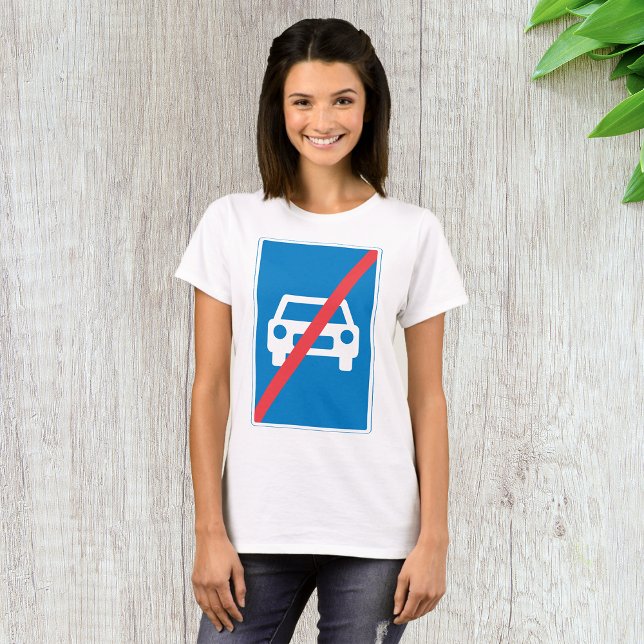 T-shirt Panneau de signalisation de fin d'autoroute (Créateur téléchargé)