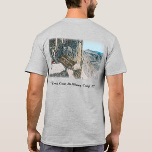 T-shirt Panneau de signalisation du Crest du sentier Rétr